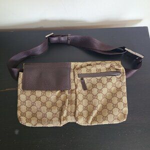 Gucci GG Waist Pouch Bumbag Belt Bag Authentic Fanny Pack